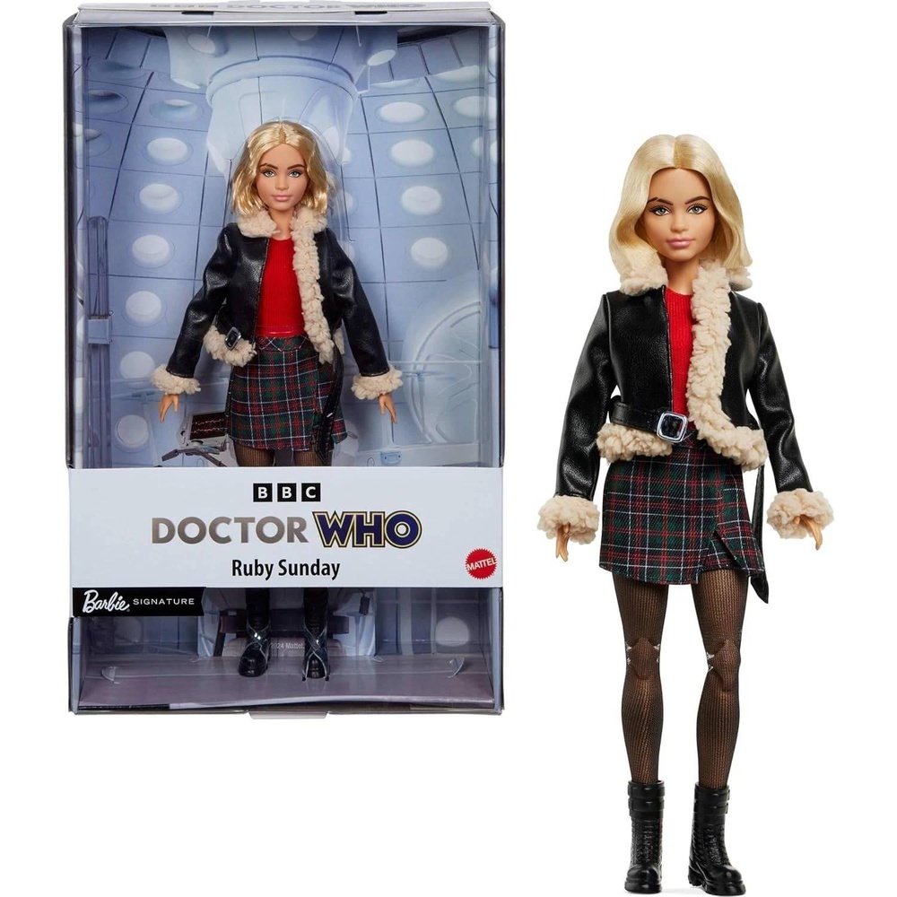 New Barbie Signature BBC 15th Doctor Dr Who Ruby Sunday Doll HRM78 Series Season